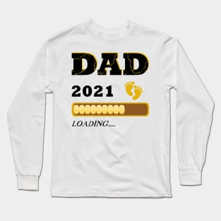 Dad 2021 loading Vater Baby Long Sleeve T-Shirt